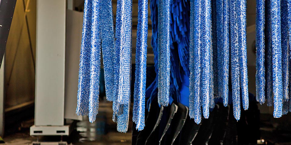 Waschanlage Bürsten